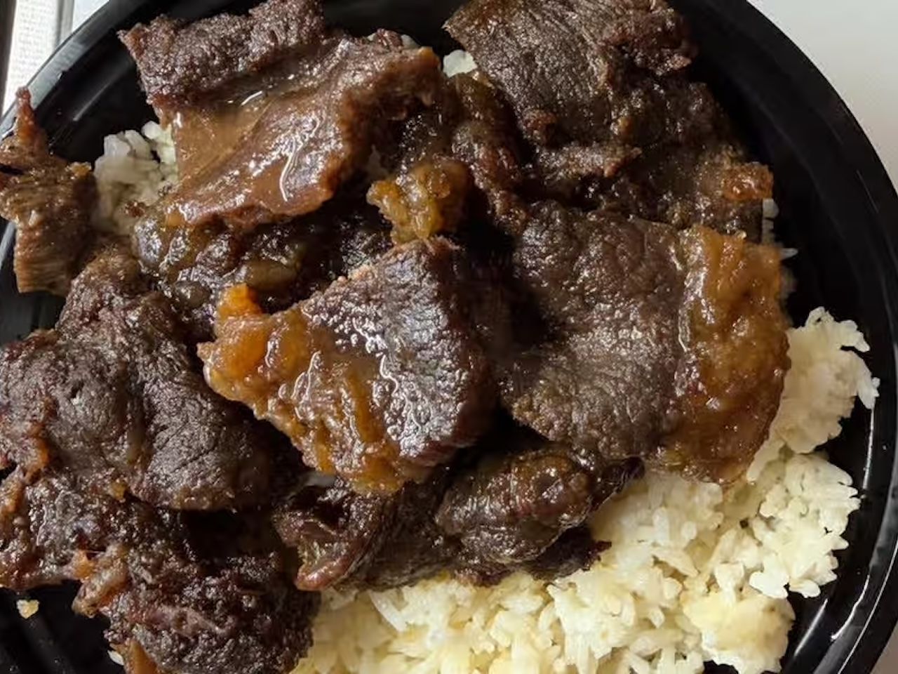 Tapsilog (Beef Tapa) Served with Garlic Rice and 2 Eggs
