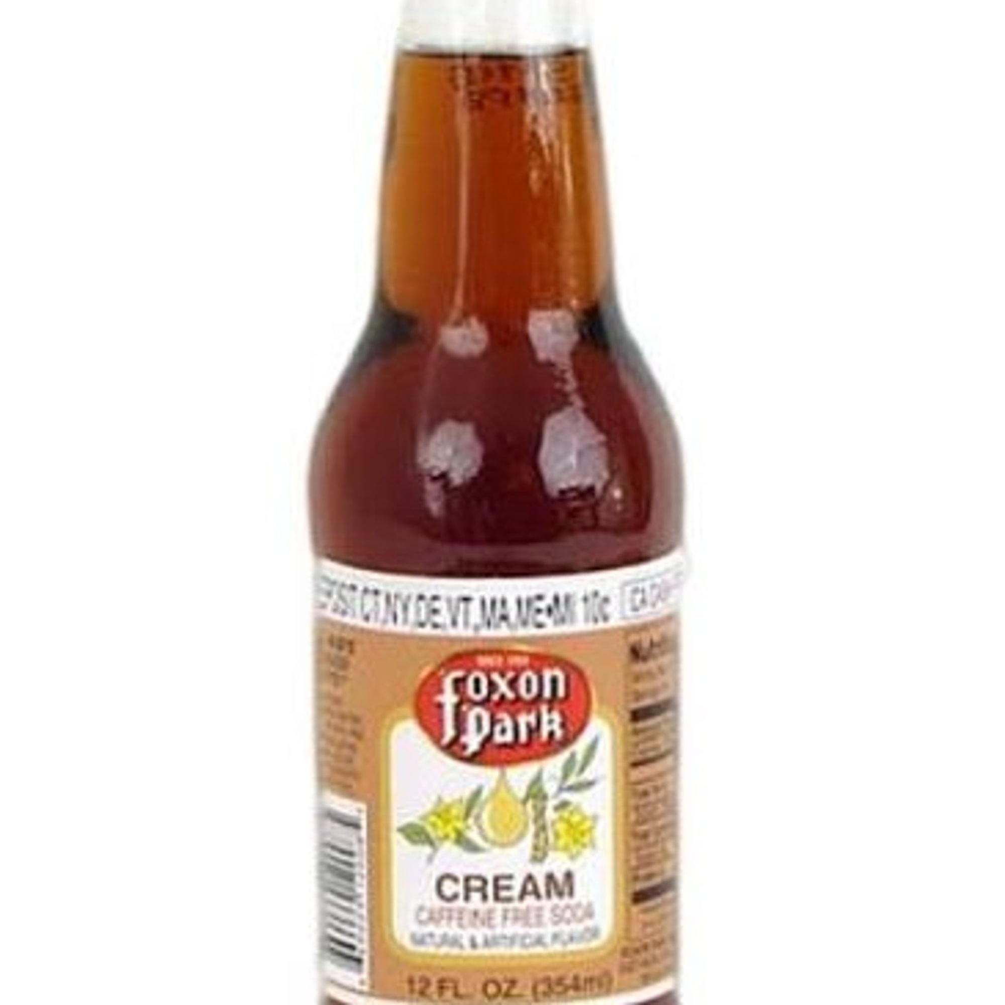 Cream Foxon Park Soda 12 oz