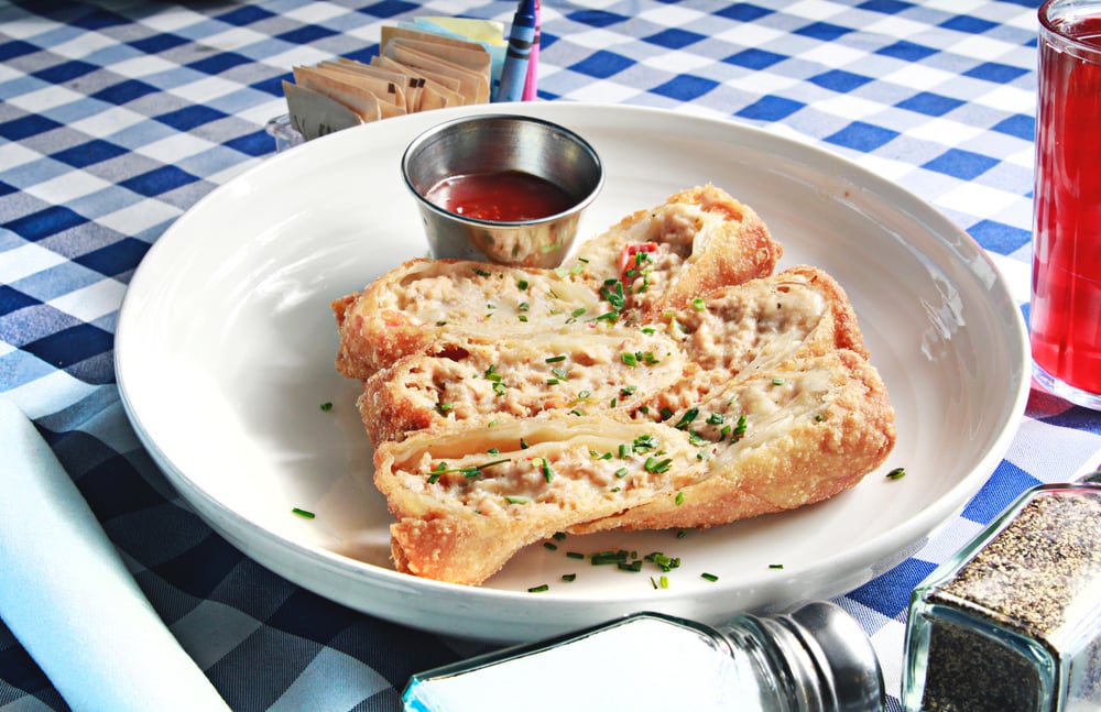 Salmon Egg Rolls