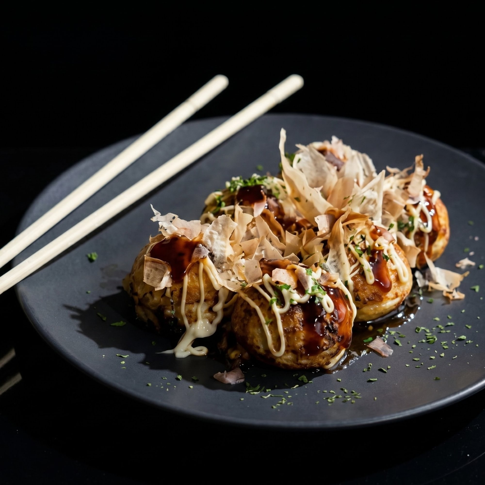 Takoyaki (Battered Octopus Ball)