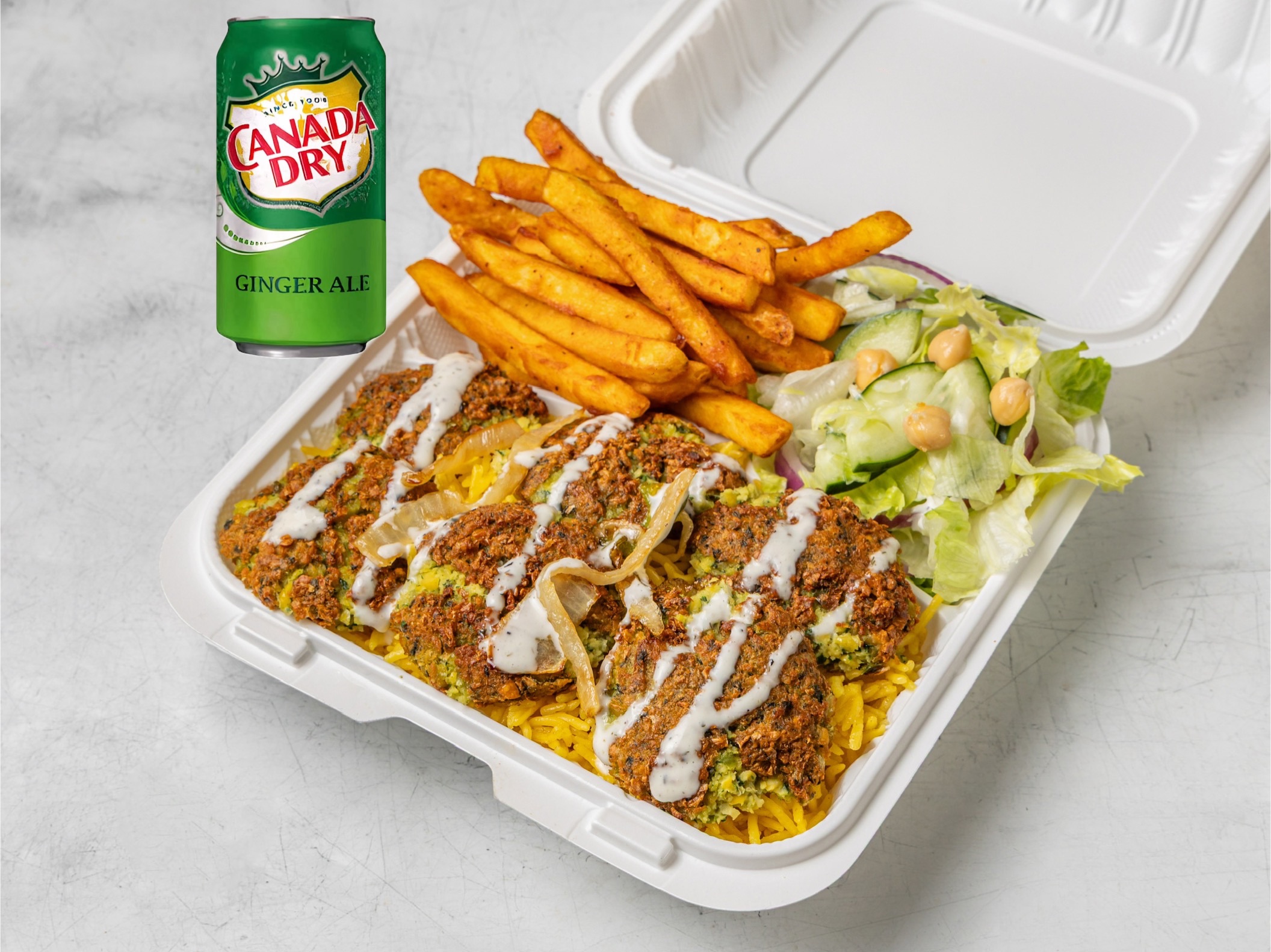 Falafel Over Rice (Special)
