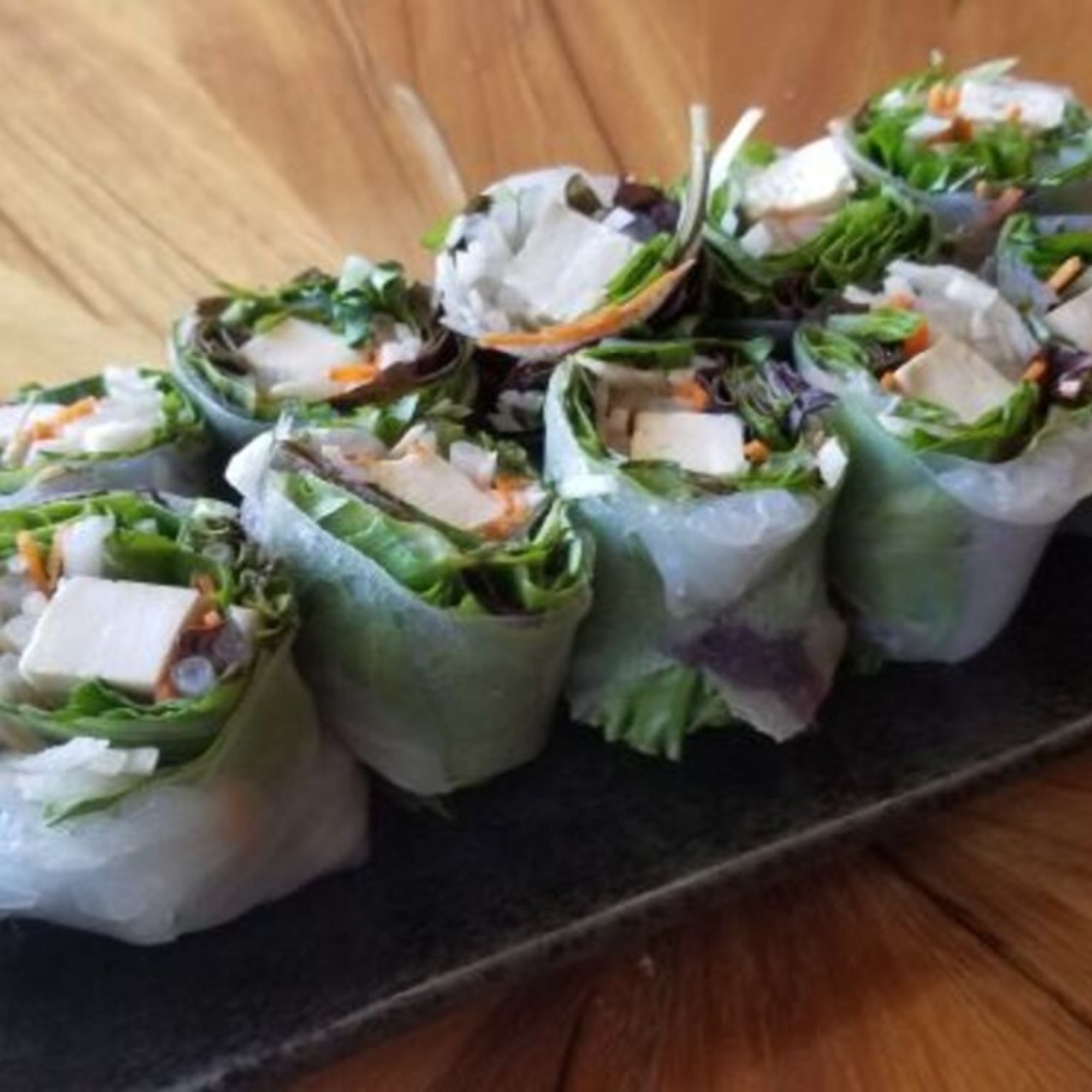 Soft Spring Rolls with Tofu