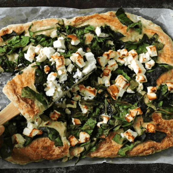 Spinach Artichoke Pizza