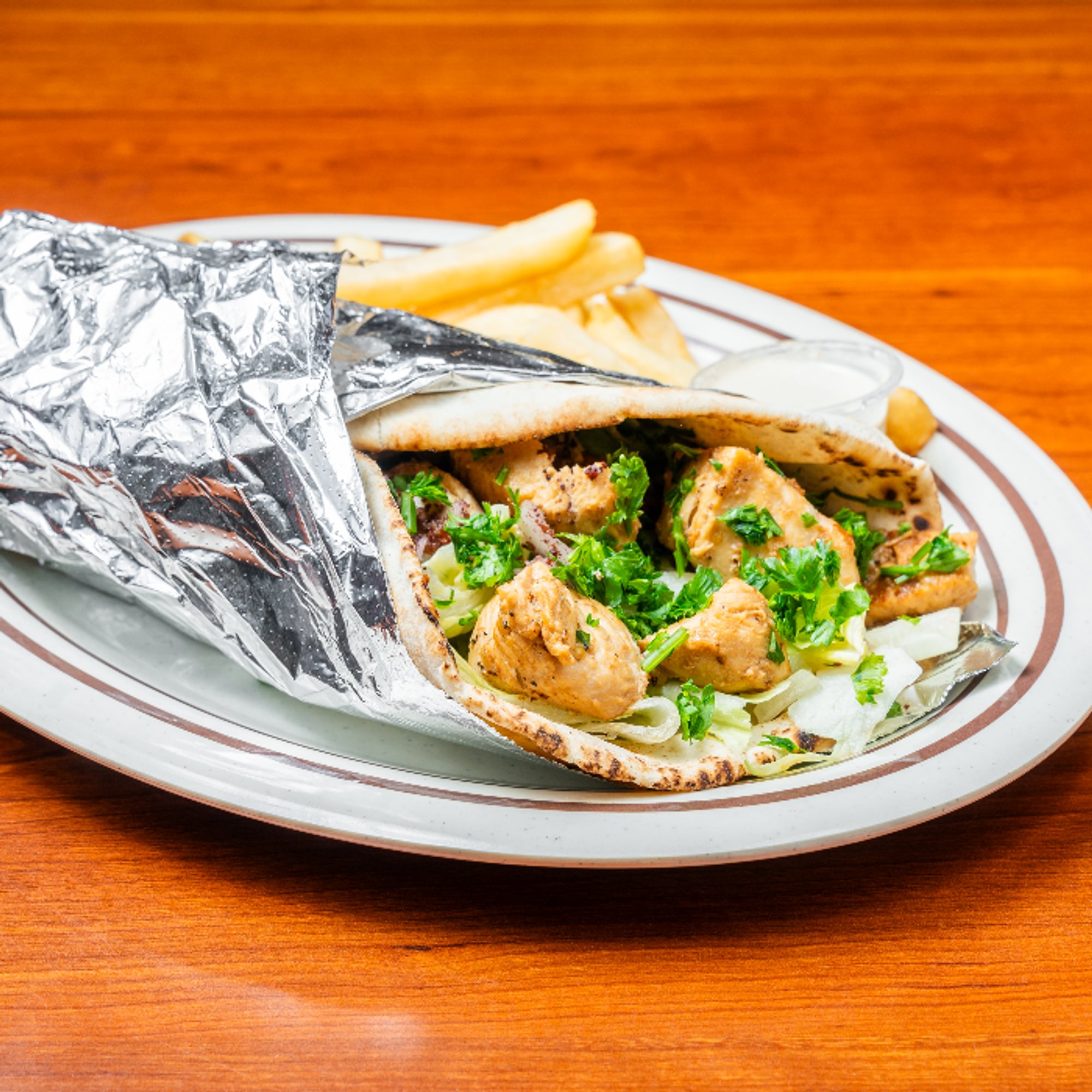 Chicken Kabob Sandwich