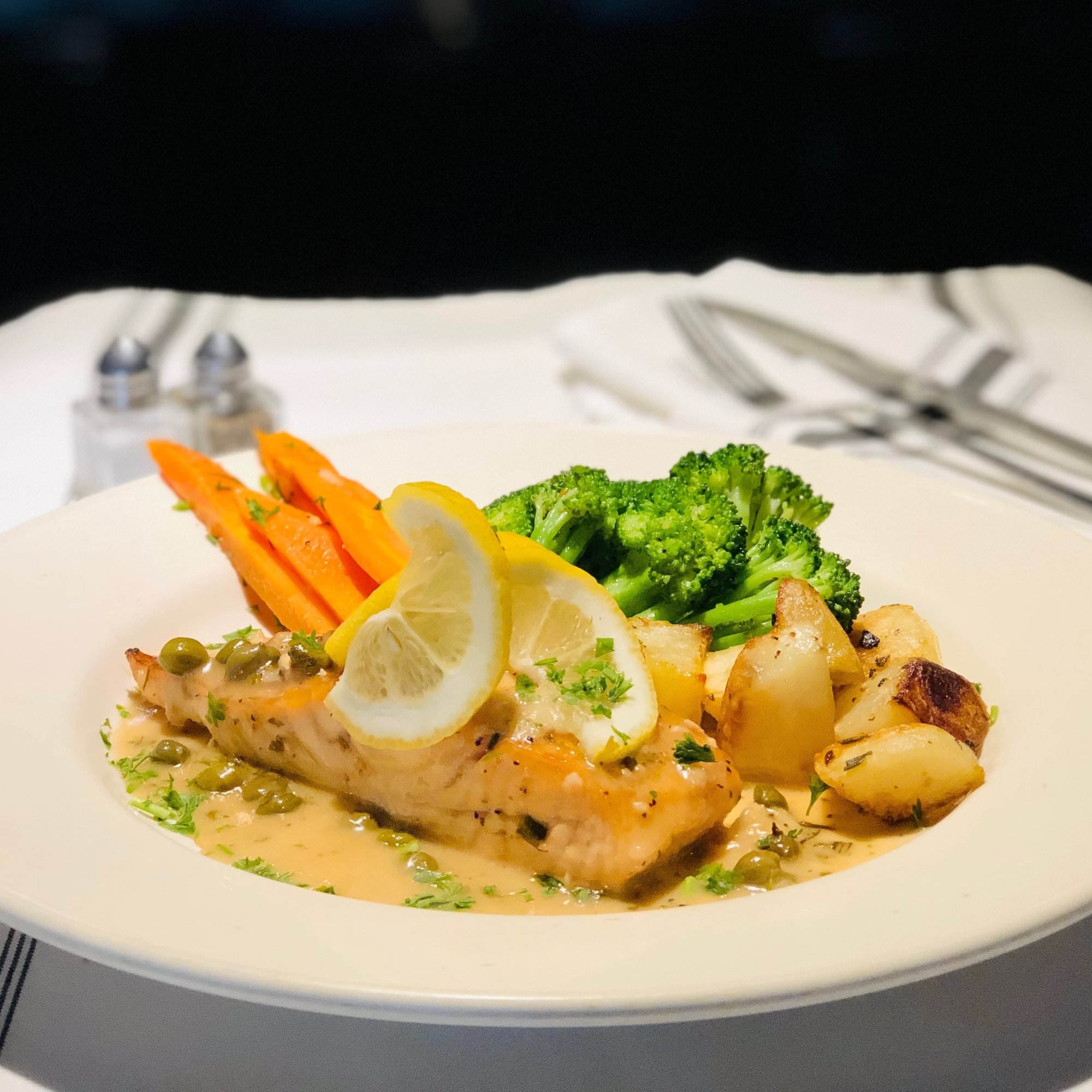Salmon Lemon & Caper