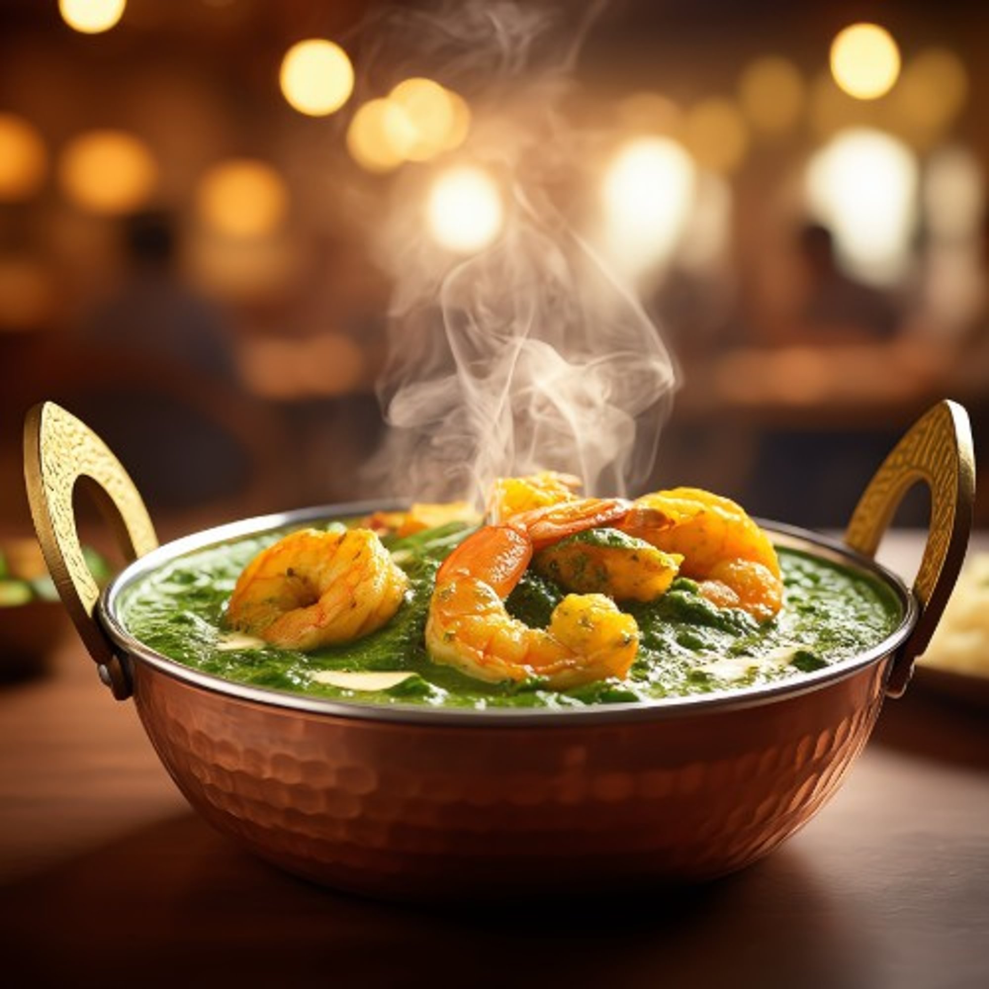 Shrimp Palak