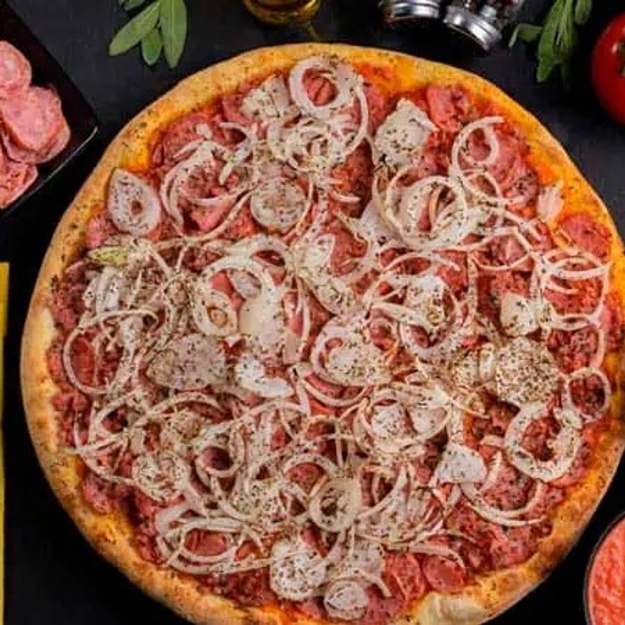 Calabresa Pizza (Calabrese Sausage Pizza)