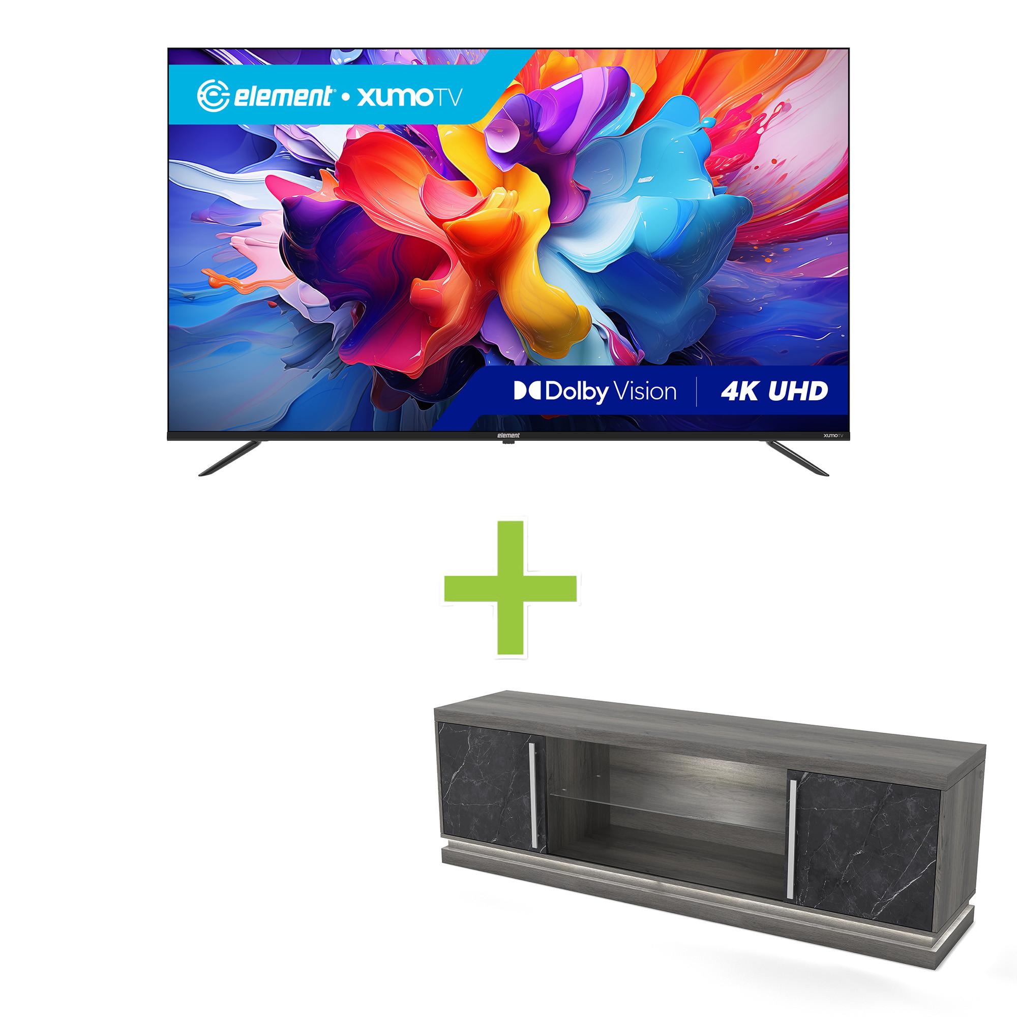 65" Element TV w/ 70" TV Stand