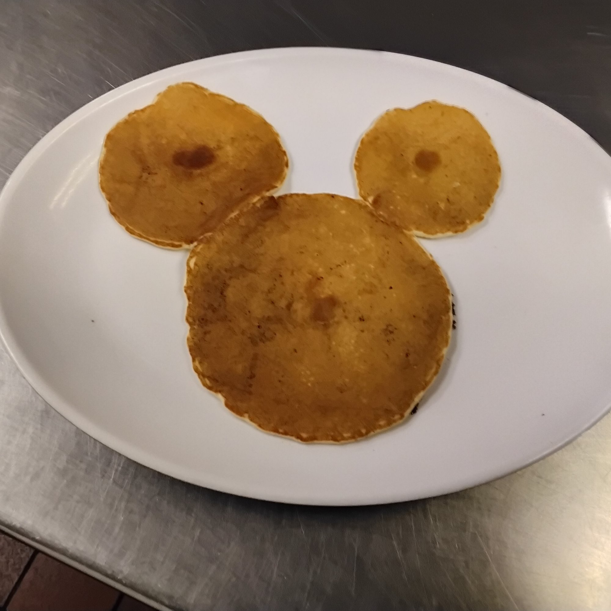 Kids Egg with Mickey Mouse Pancake