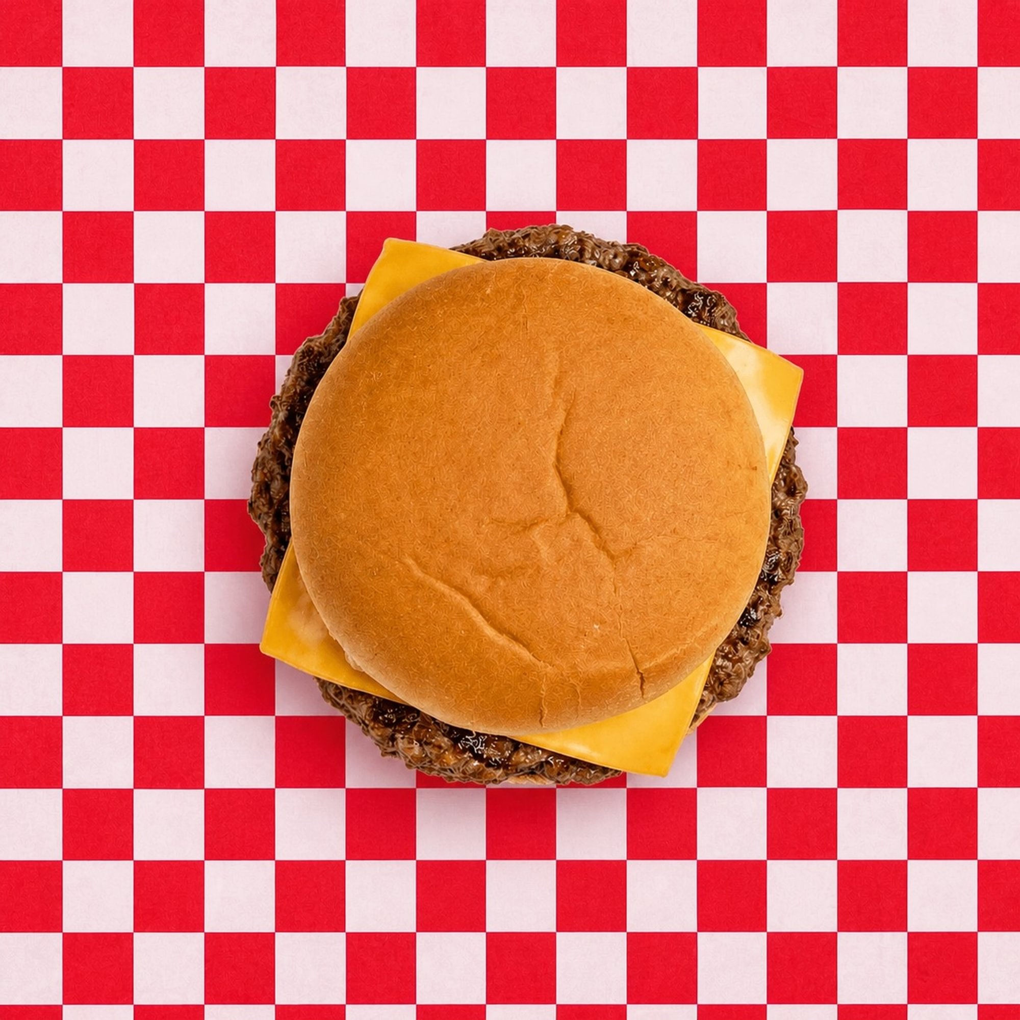 Kids Grilled Cheese Burger Single Patty