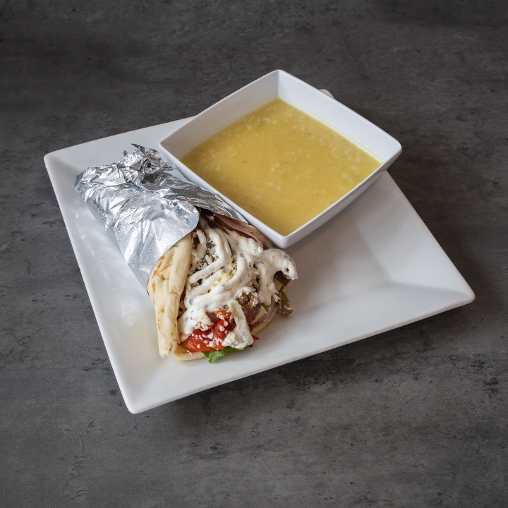 Vegetarian Gyro Sandwich