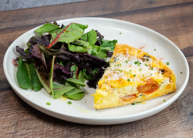 Tomato & Basil Quiche