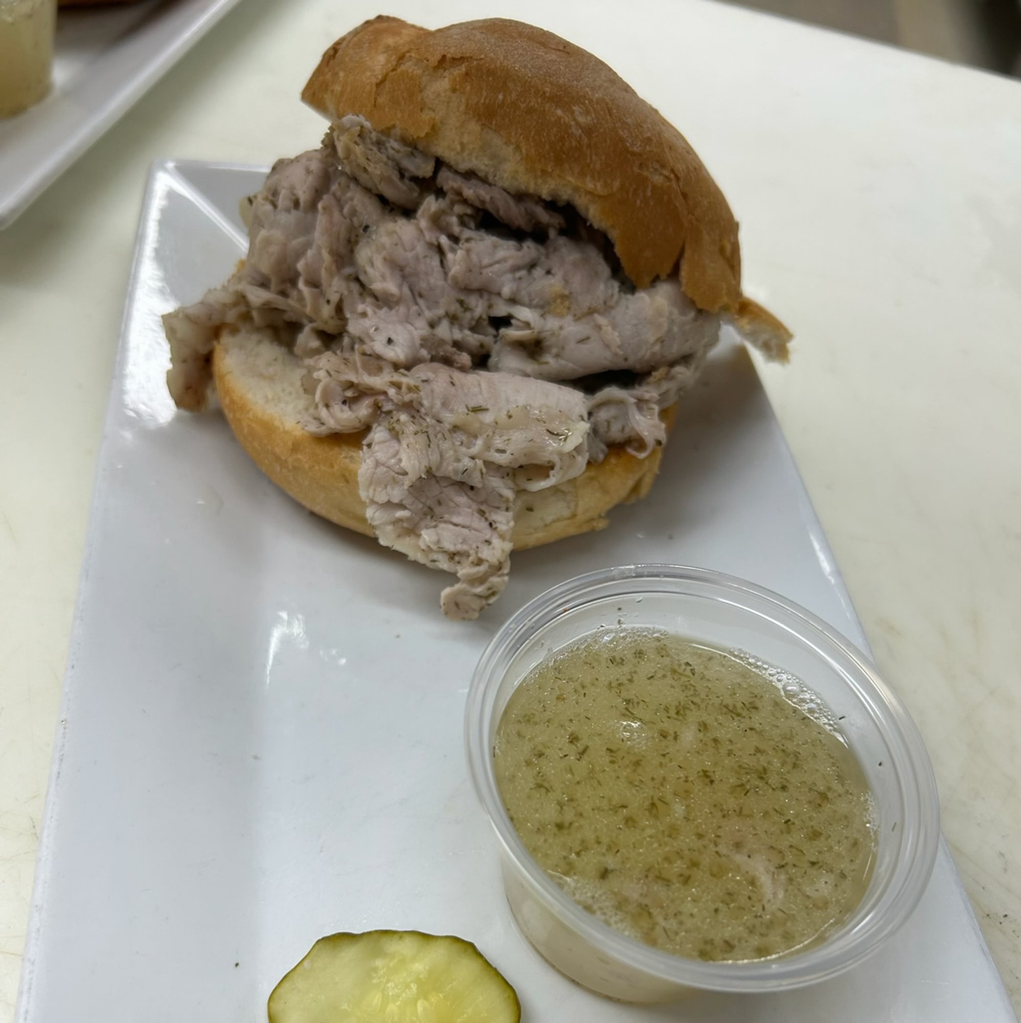 Homemade Porketta Sandwich