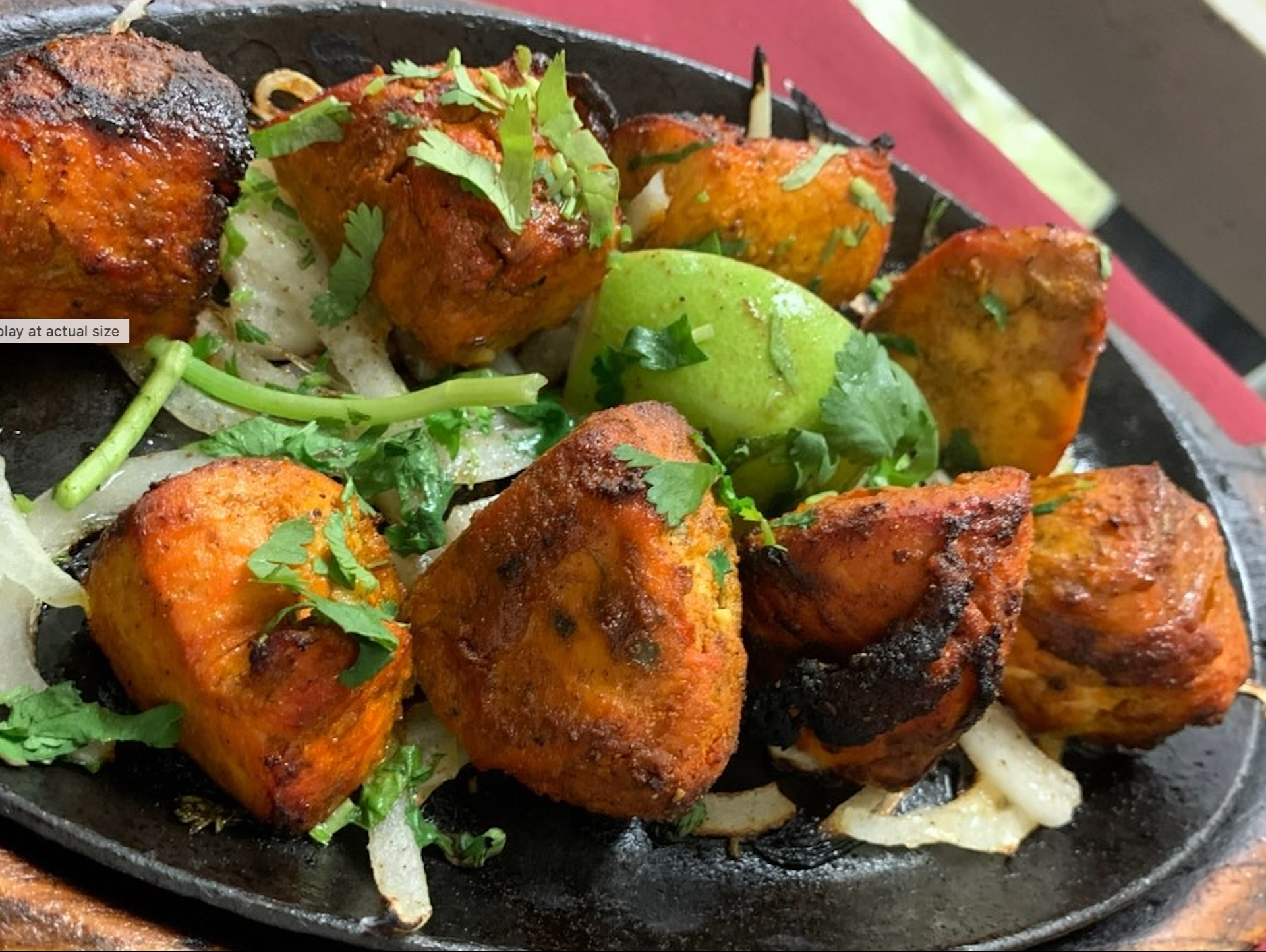 113. Chicken Tikka (Half)
