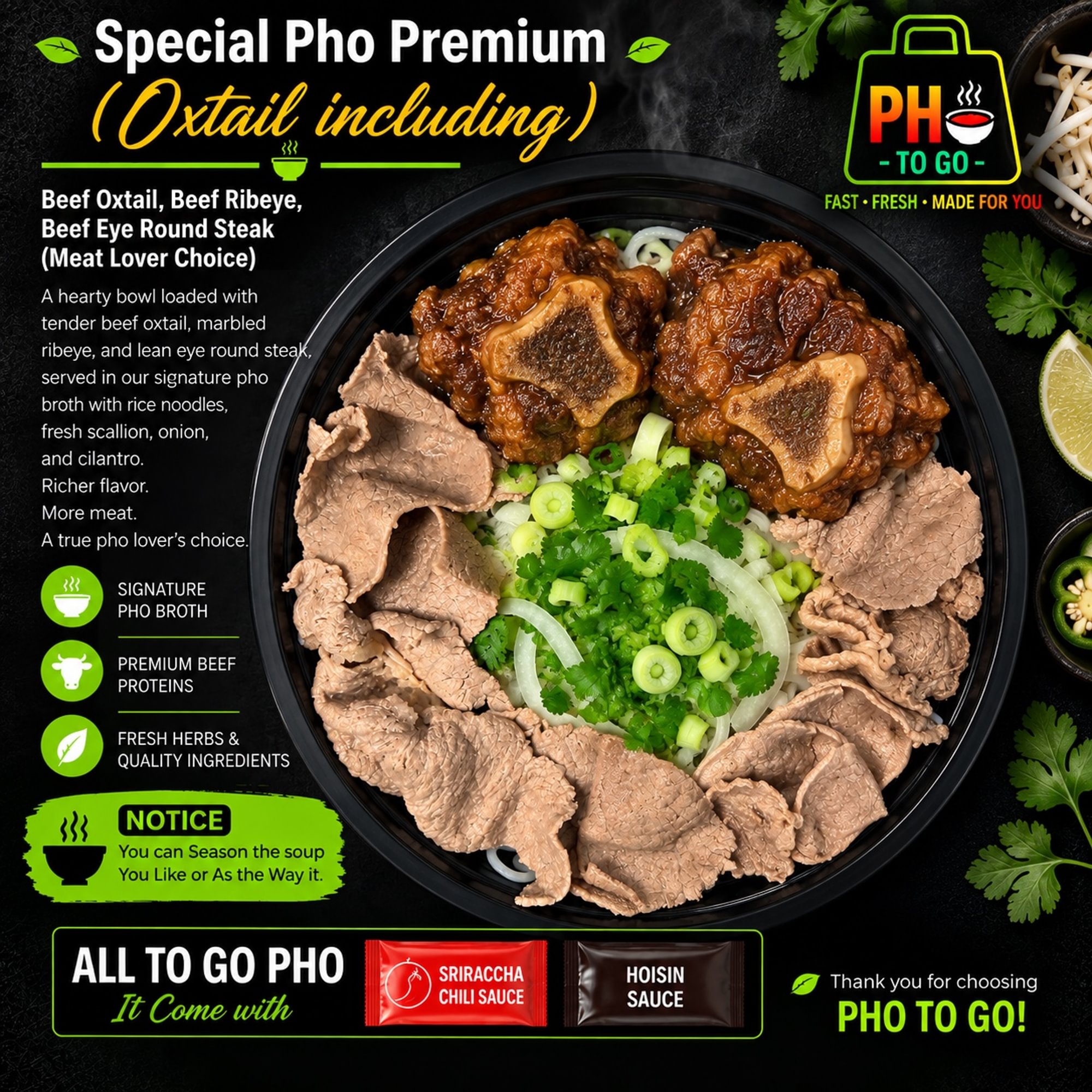 A15: Special Pho Premium (Oxtail including)