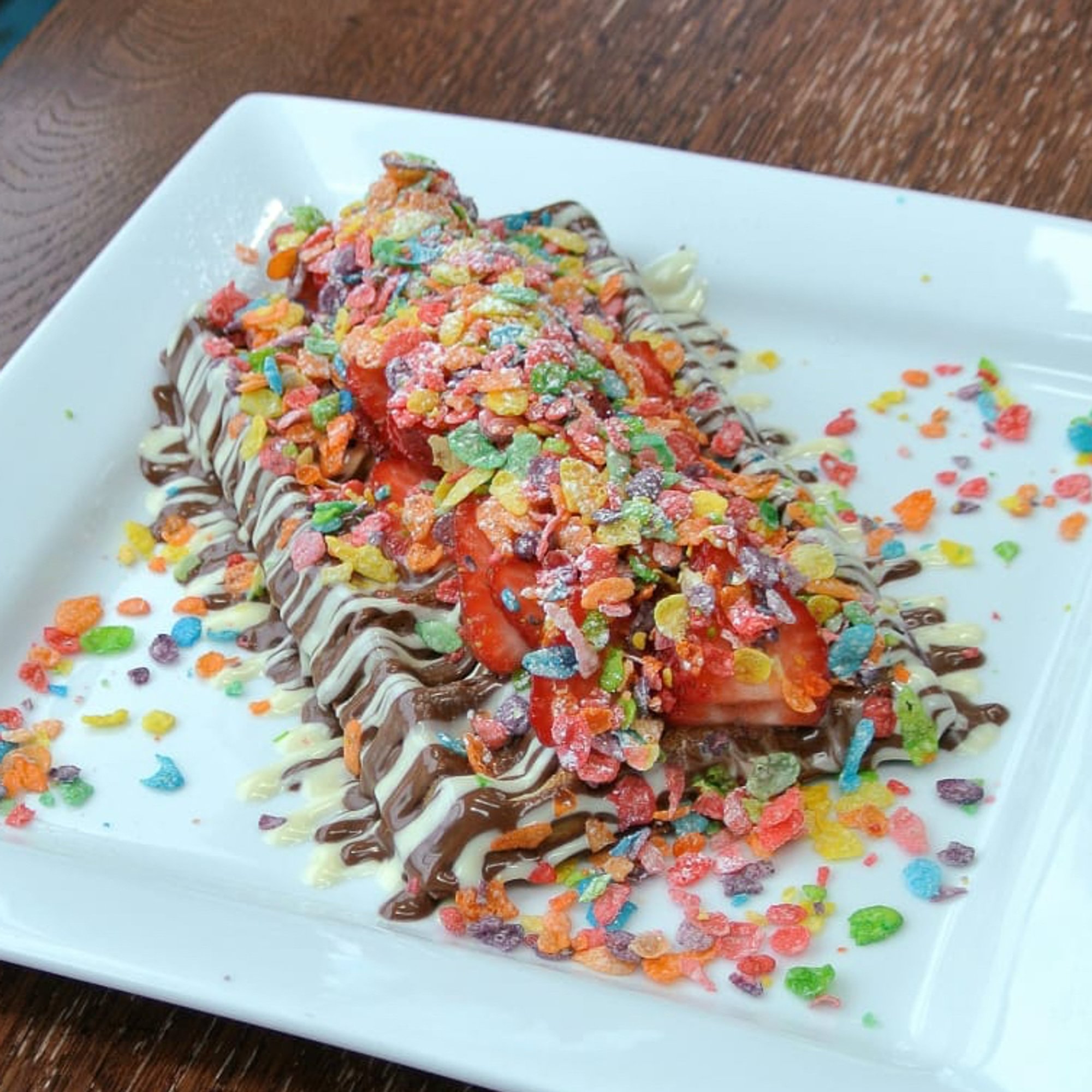 Fruity Pebbles Waffle