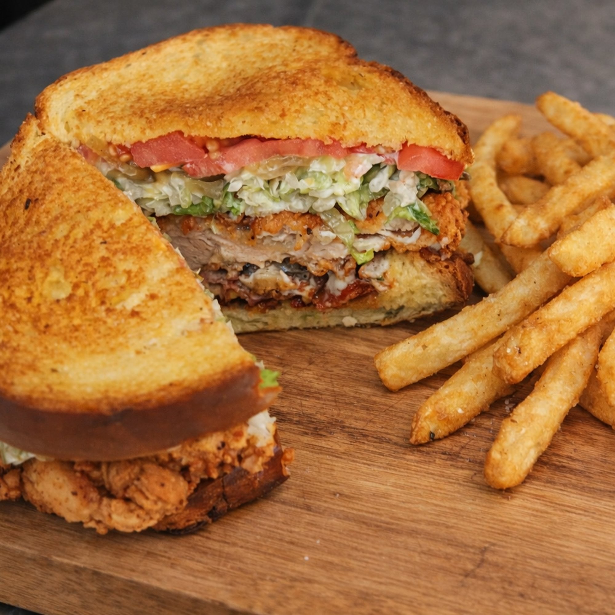 Chicken Bacon Ranch with Fries