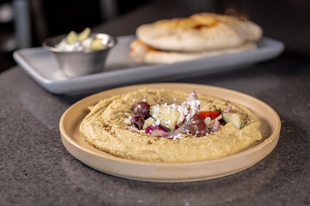 GREEK HUMMUS & TZATZIKI gfo/vg