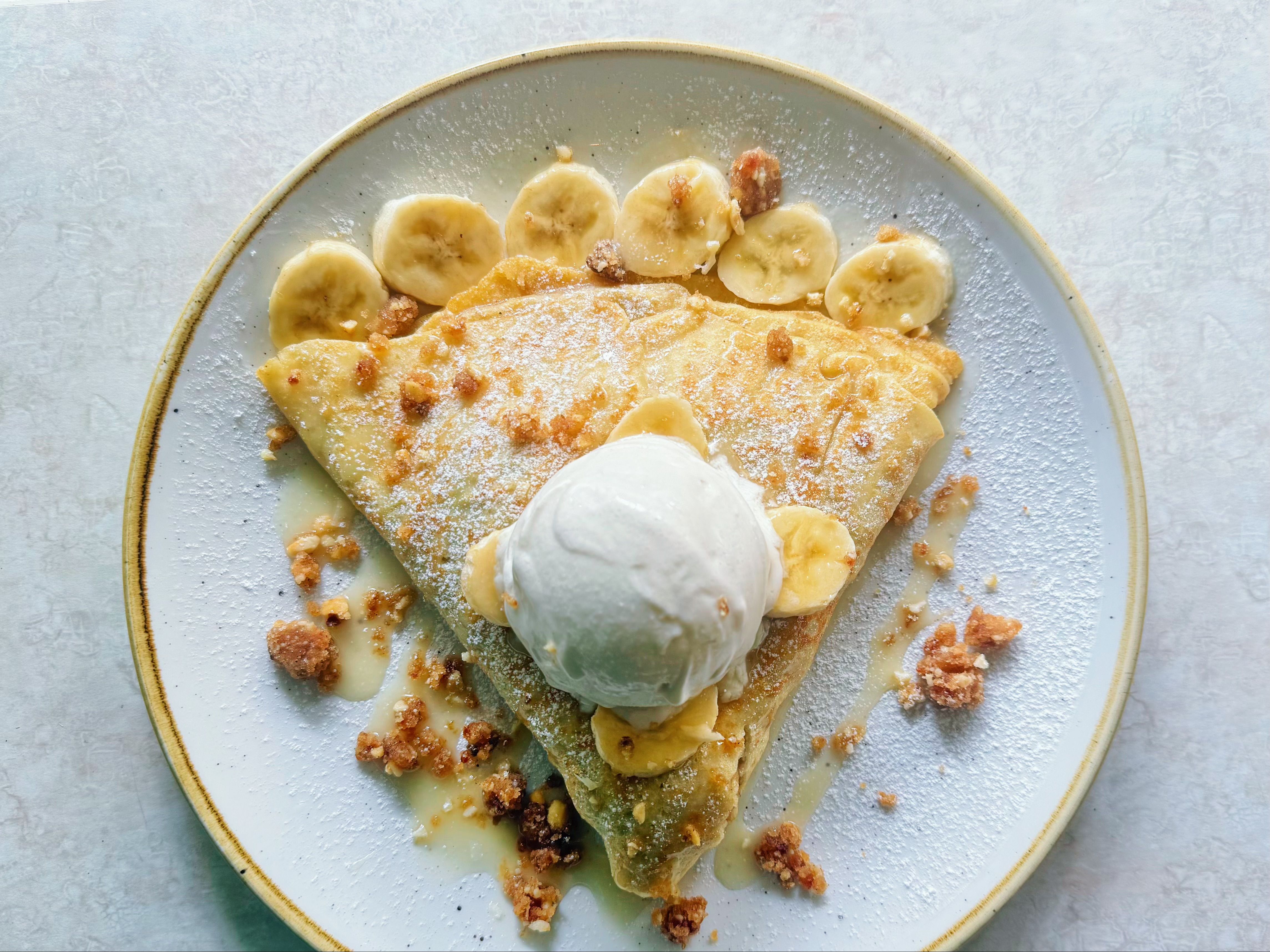 Banana Foster Crepe