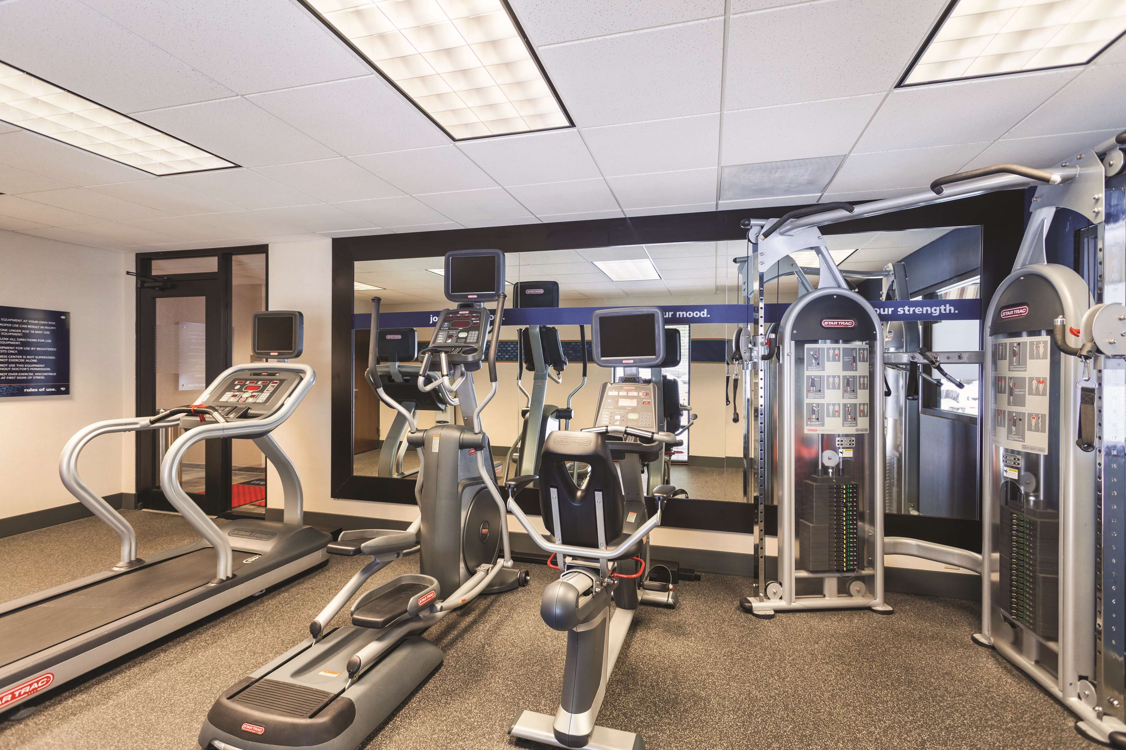 Health club  fitness center  gym