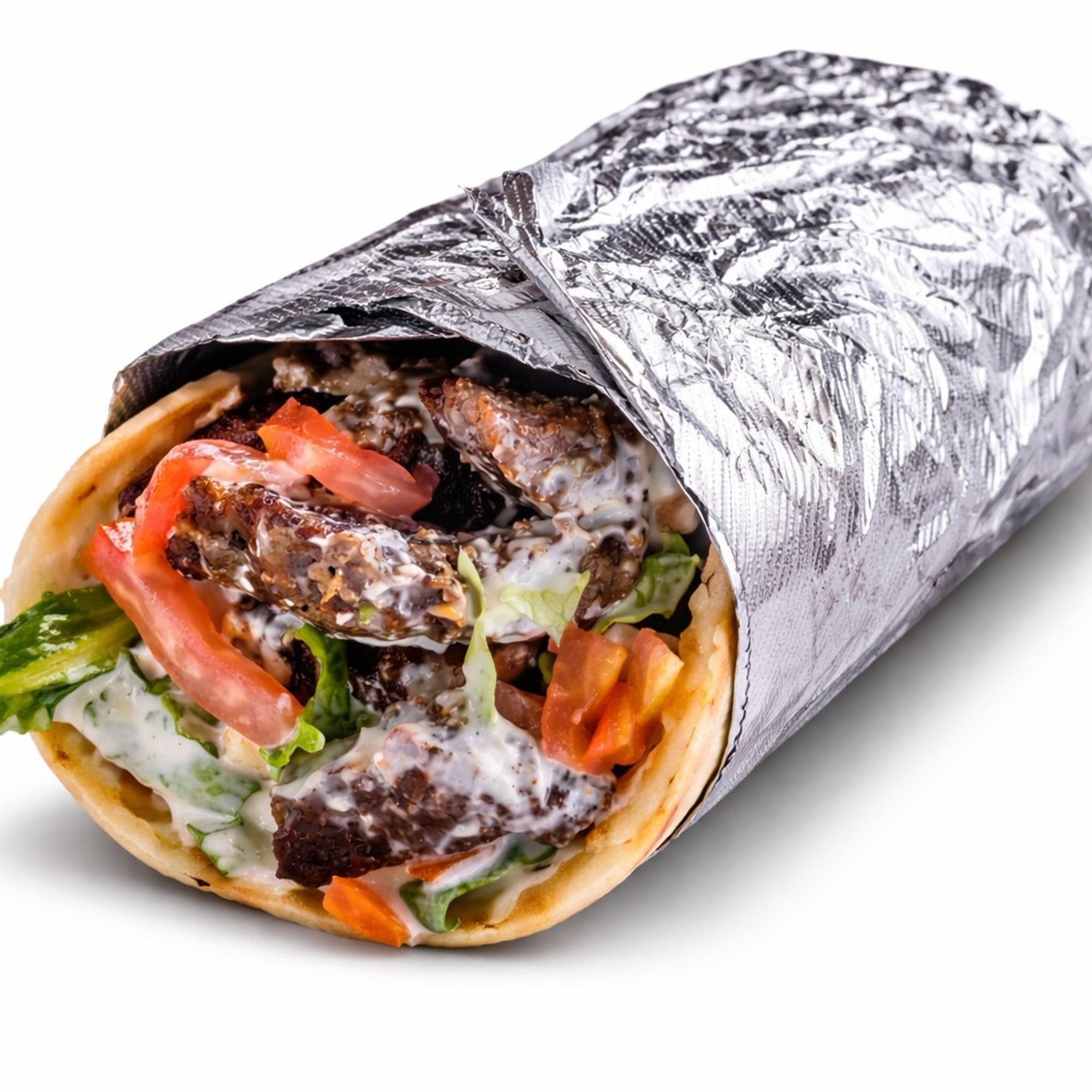 Beef and Lamb Gyro Pita Wrap