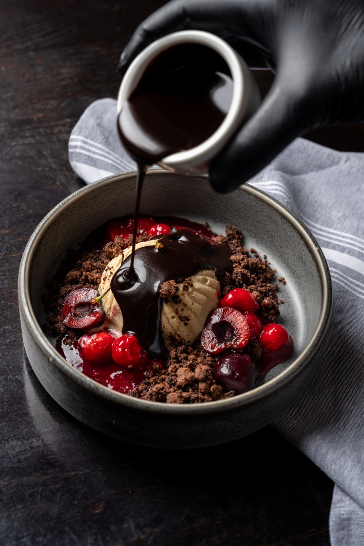 Black Forest Ice Cream Bombe (GF)