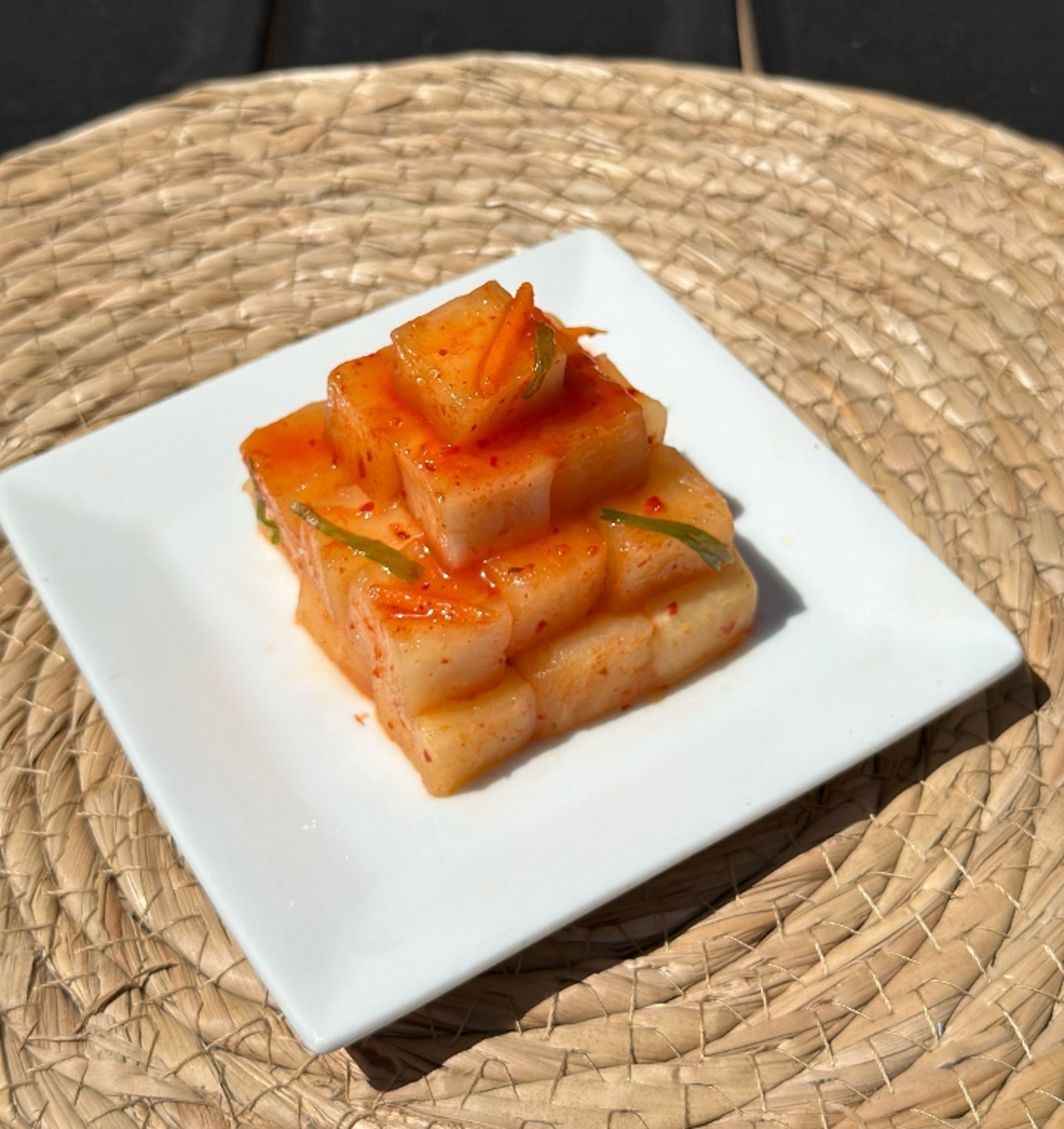Kimchi - Cubed Radish (4oz)