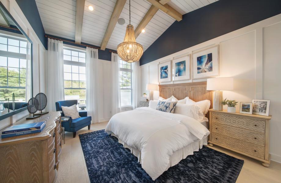 Graphic depiction: Luxurious primary bedroom suites provide the perfect retreat