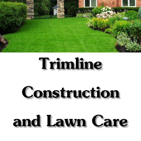 Trimline Construction and Lawn Care Logo