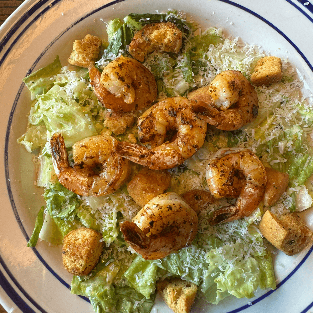Blackened Shrimp Caesar Salad