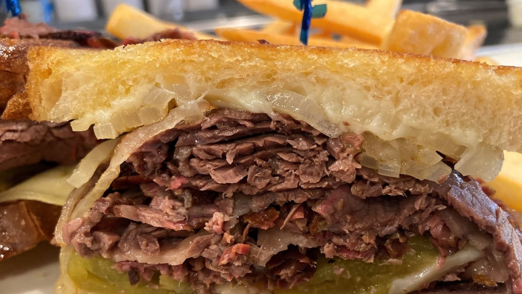Ortega Brisket Melt