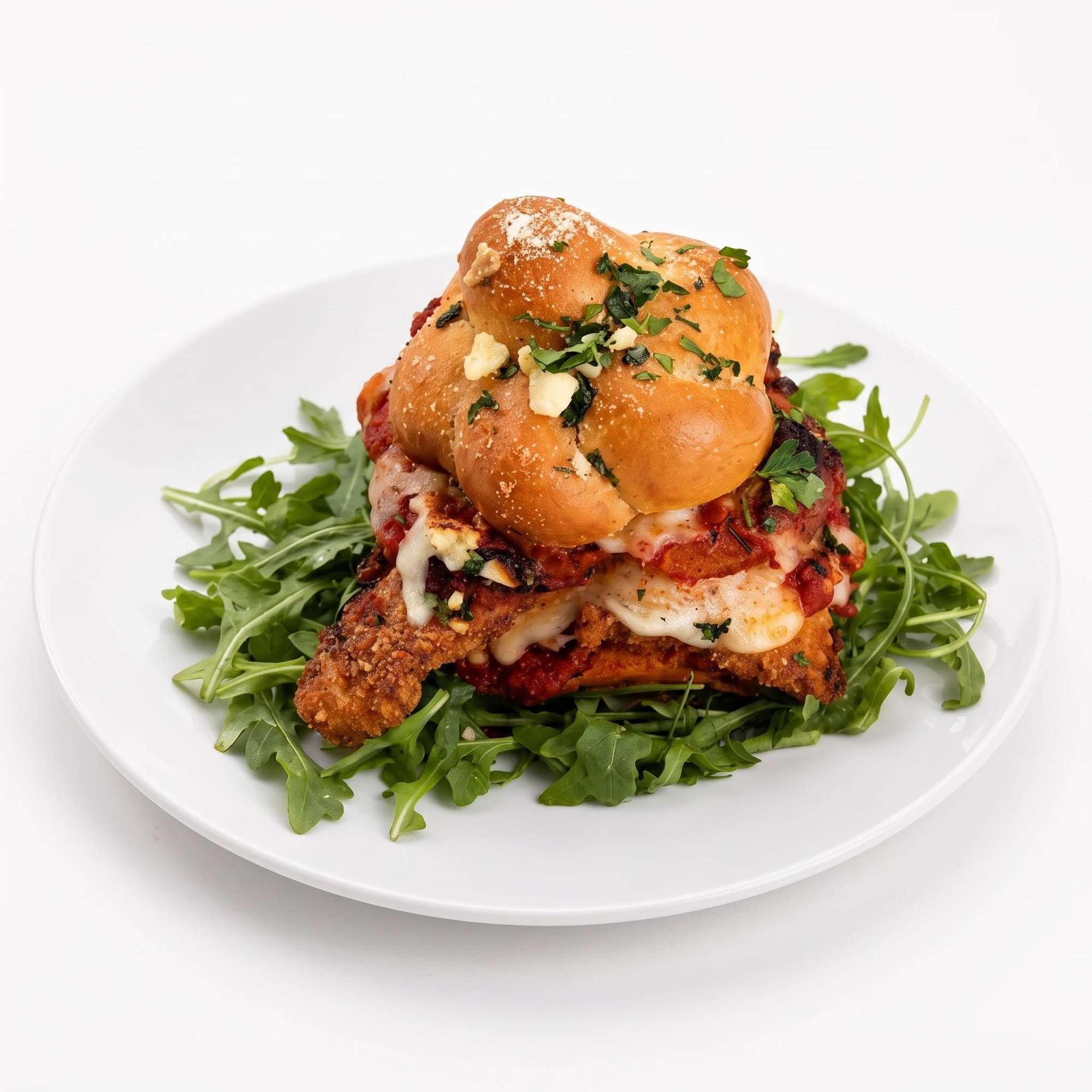 #8 Garlic Knot Chicken Parm Slider