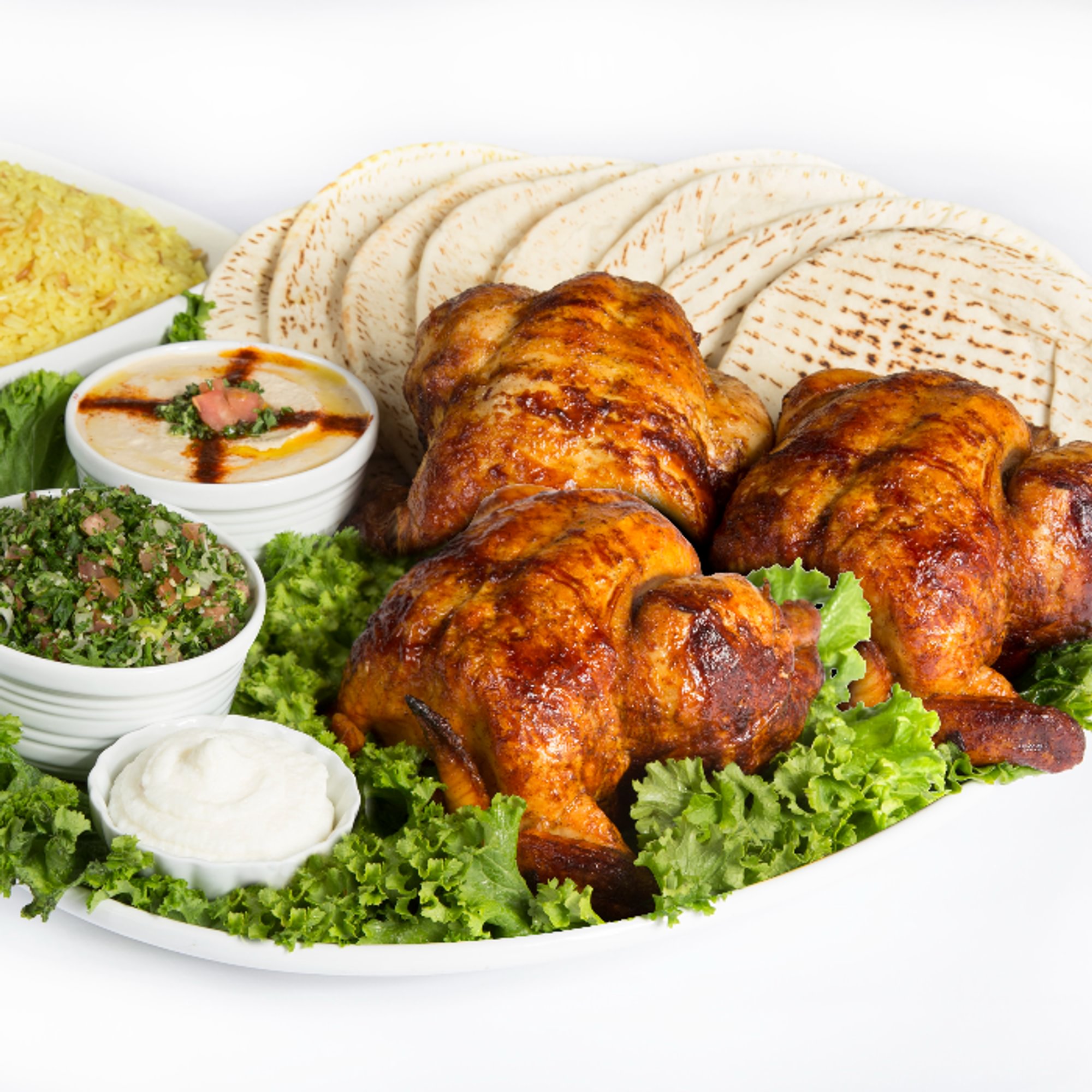 Large Family Pack - Rotisserie Chicken w/ 2 large 24 oz sides