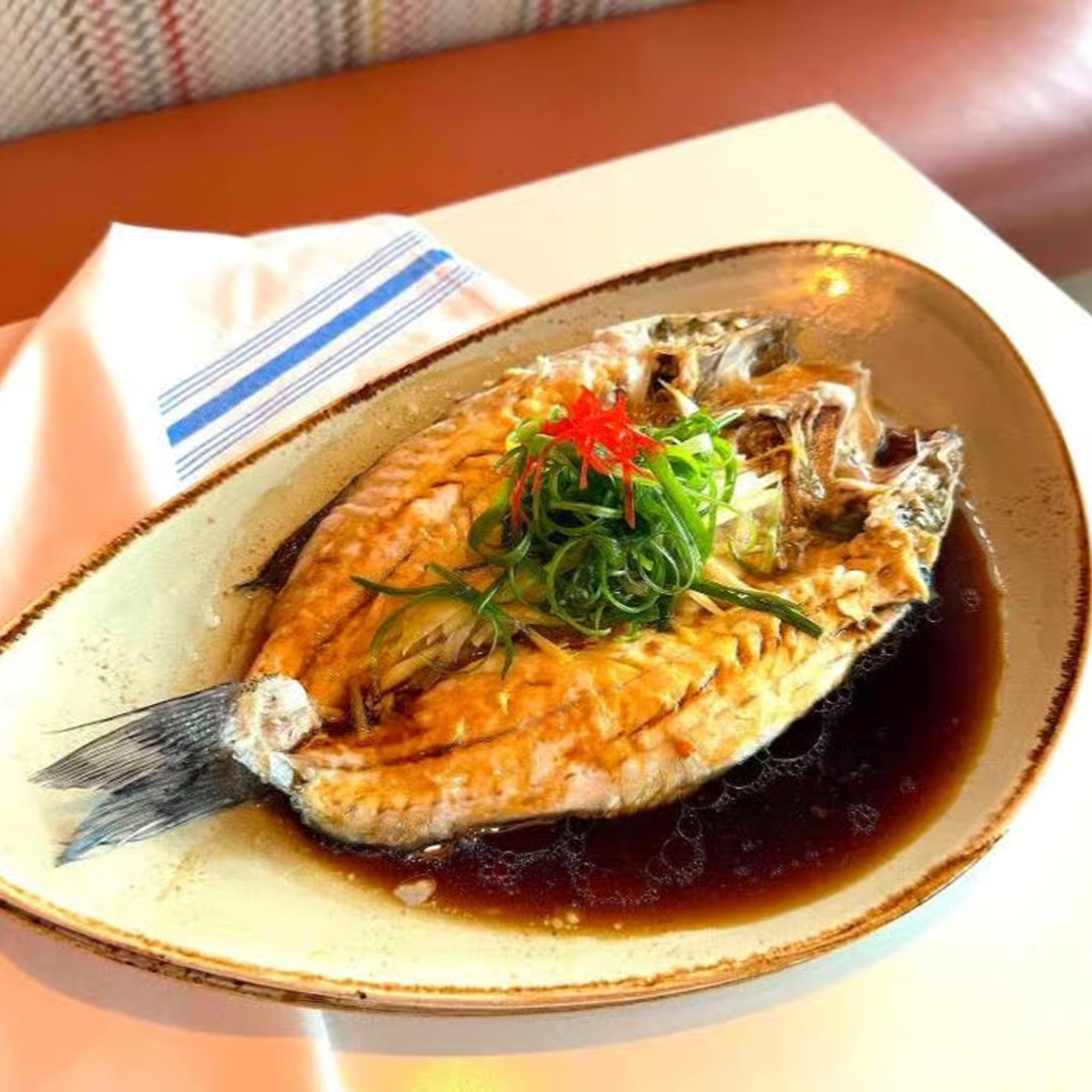 Steamed Sea Bass