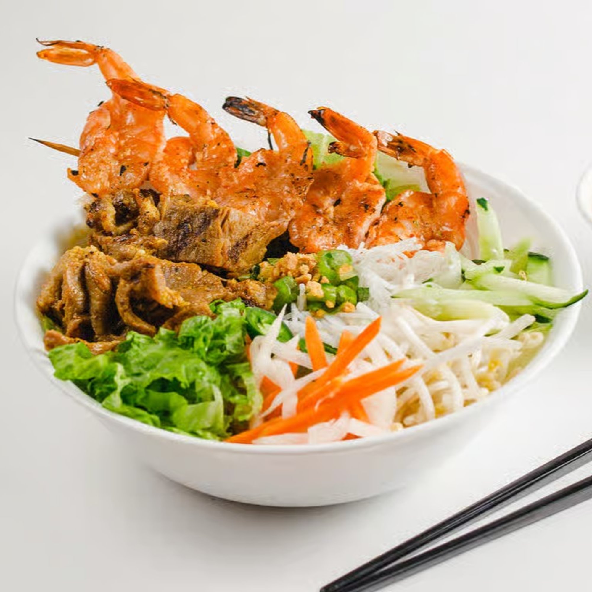 G7. Grilled Lemongrass Pork & Shrimp