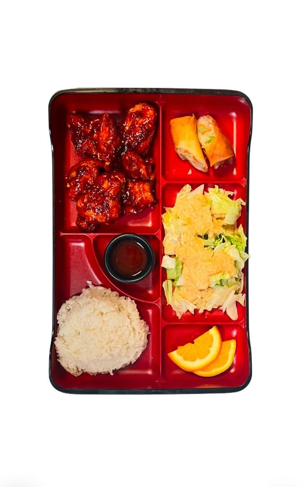 Korean Sweet & Spicy Chicken Bento (6)