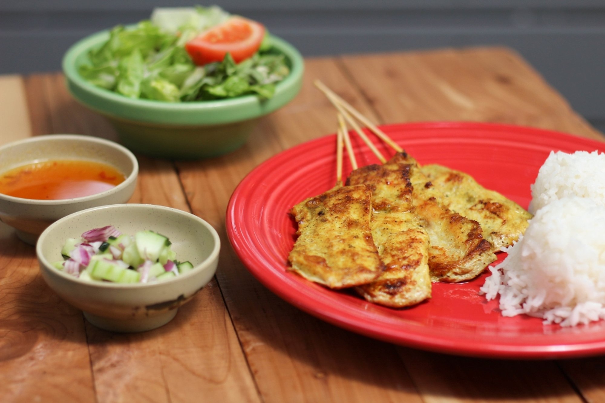 Lunch Chicken Sa-te