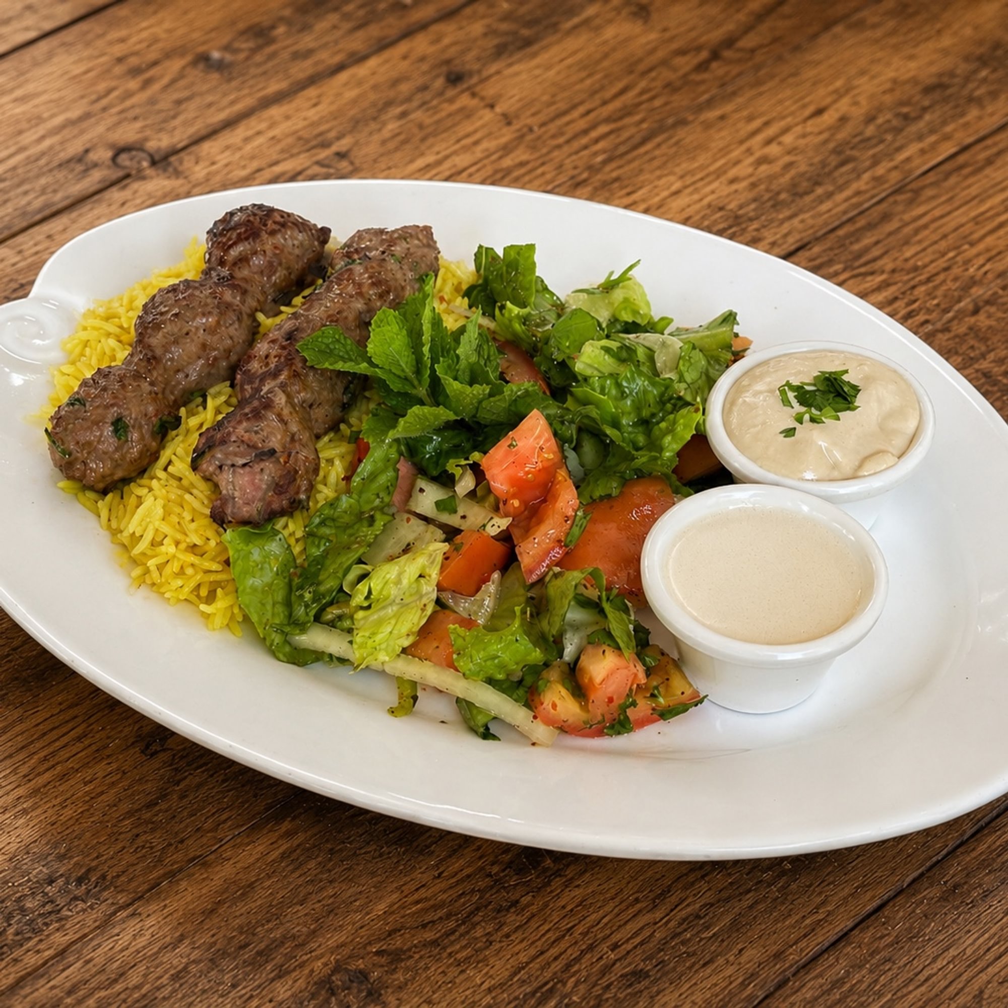 Koftah kebob lunch special