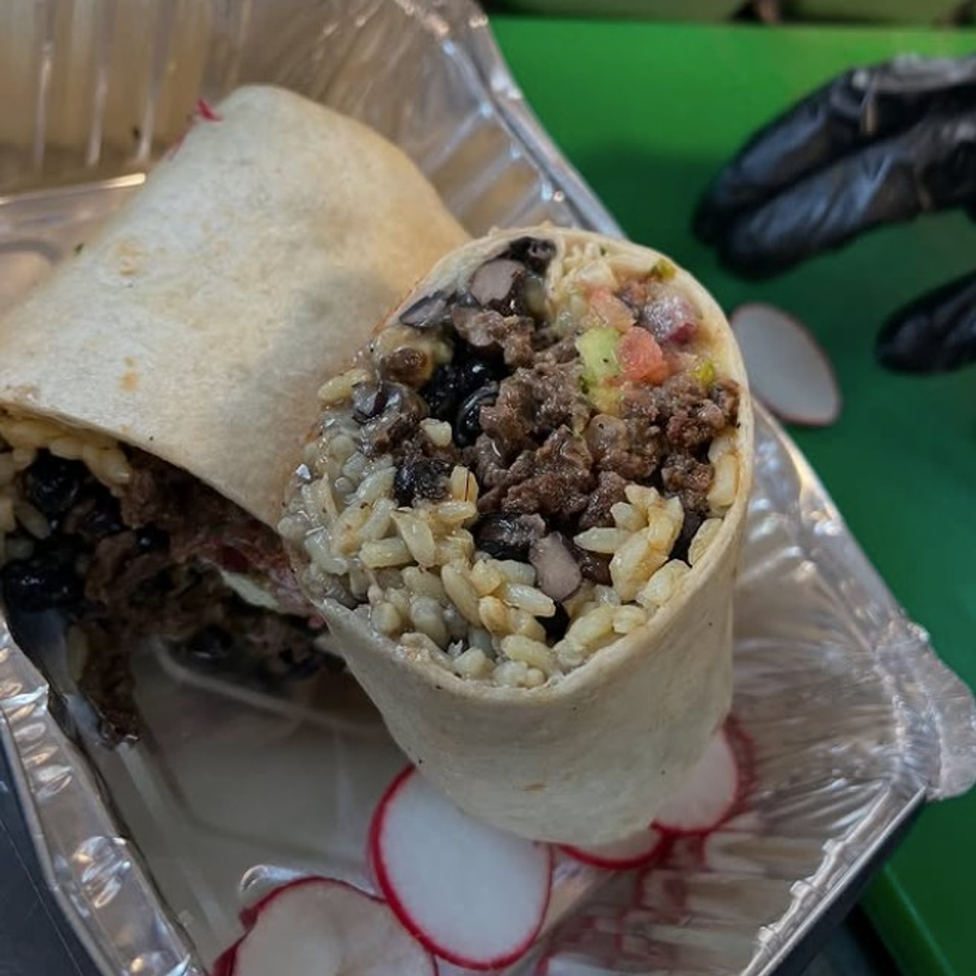 Ground Beef Burrito