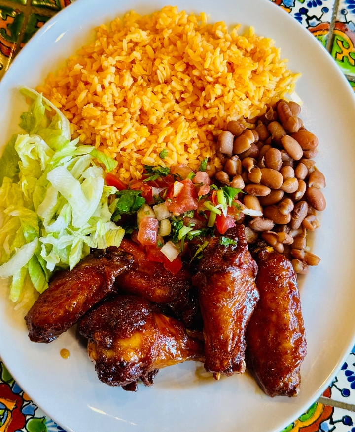 Mexican Chicken Wings Bowl