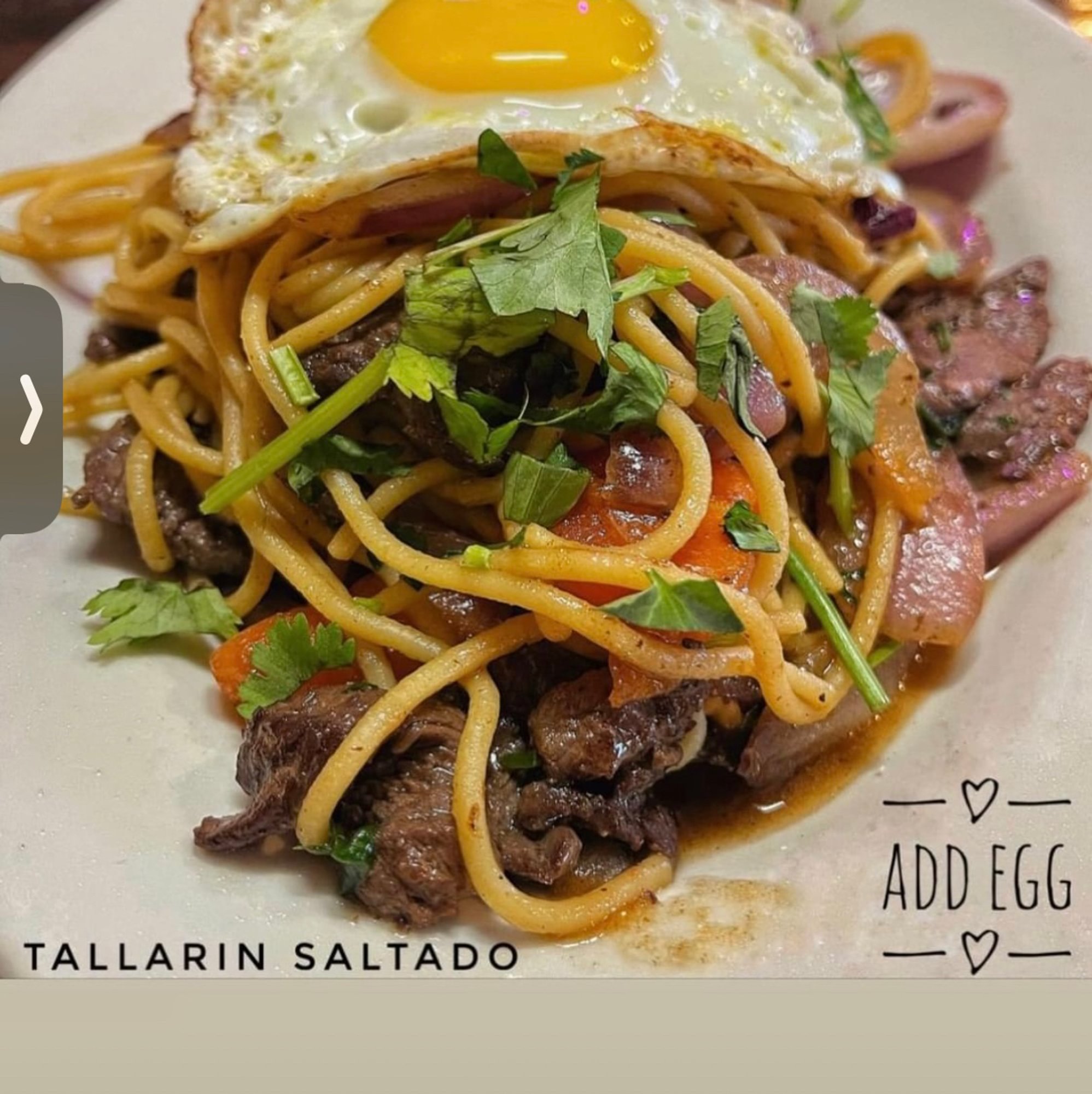 Tallarin Saltado-Carne (Steak)