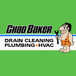 Chad Baker, Drain Cleaning, Plumbing and HVAC Logo