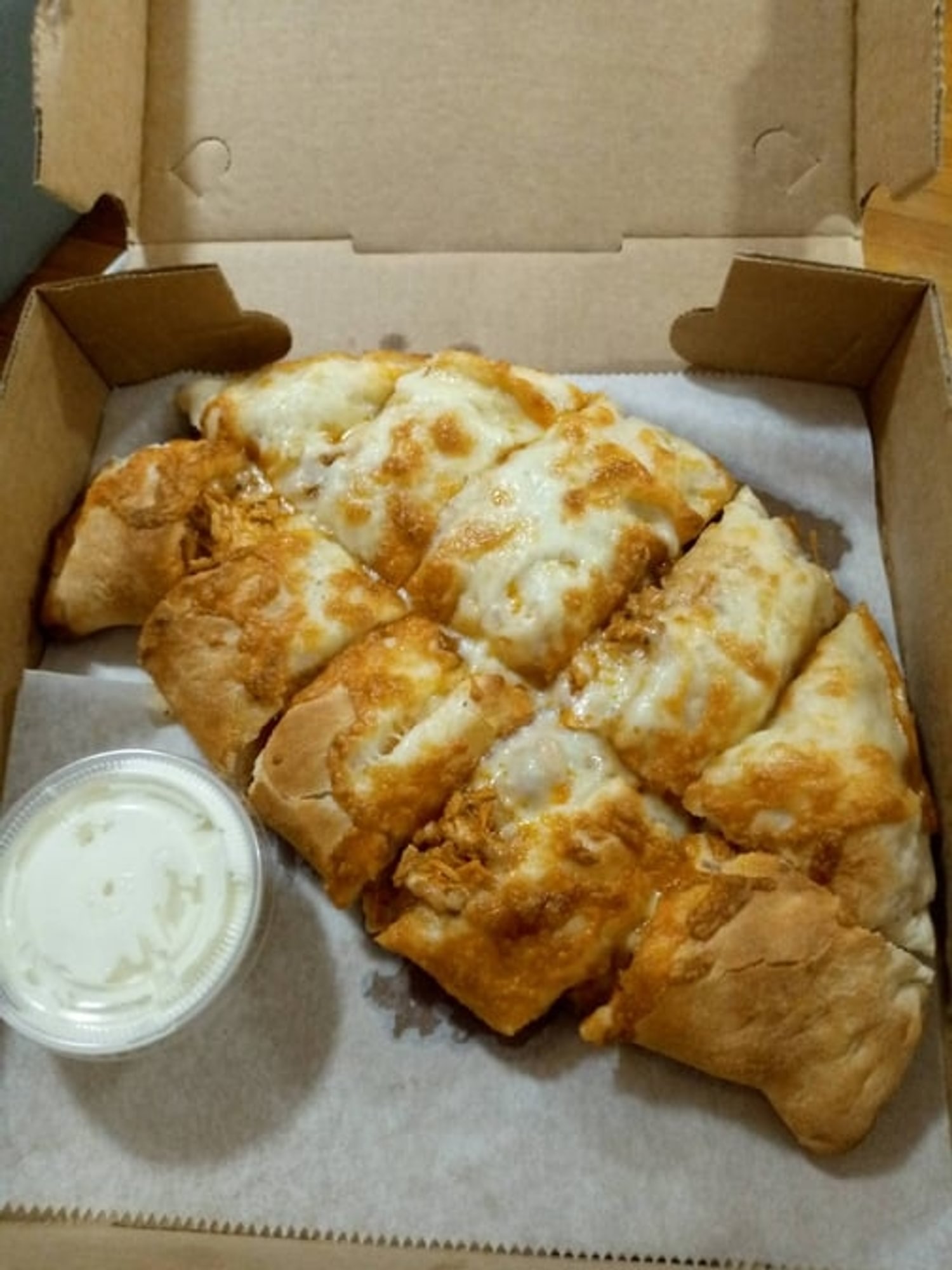 Buffalo Chicken Calzone