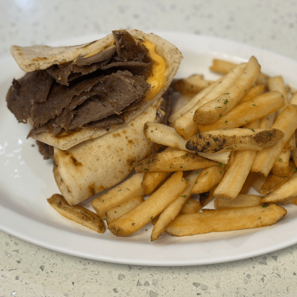Grilled Gyros Cheese Pita