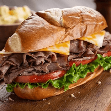 Roast Beef & Cheese Sandwich