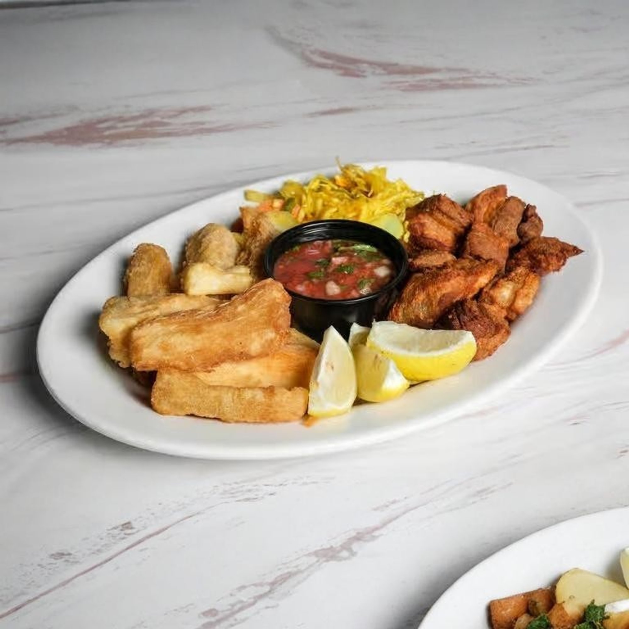 Chicharron with Yuca