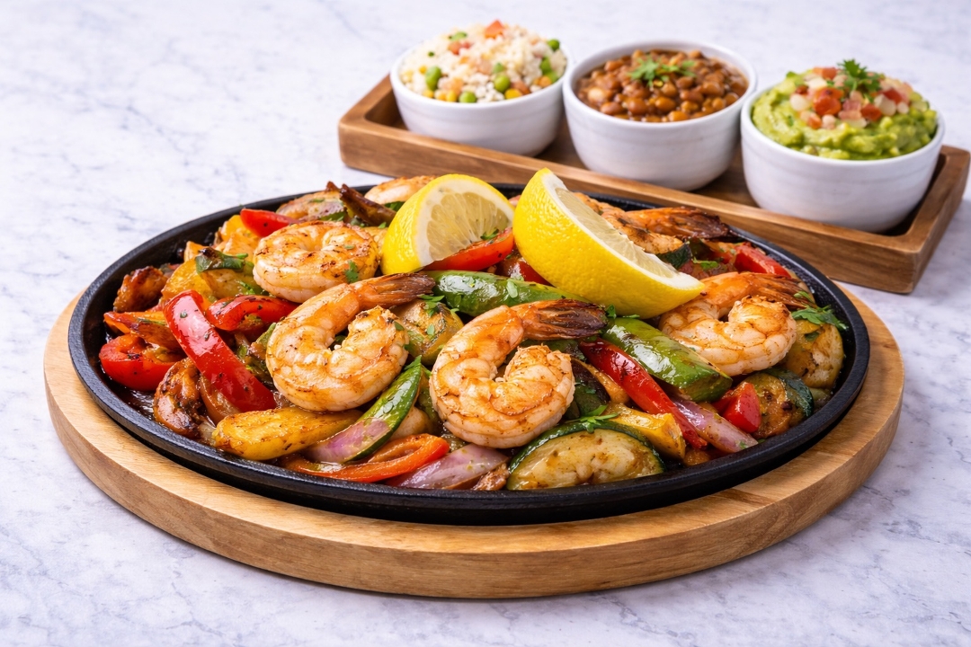 Grilled Shrimp Fajitas