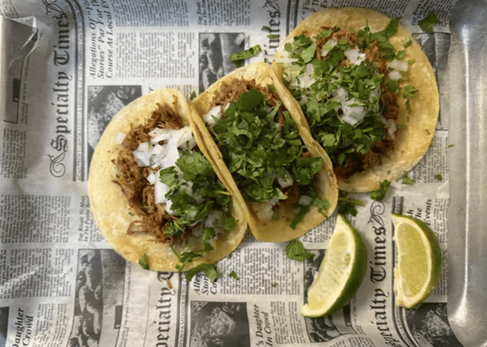 Carnitas (Pork) Tacos (3)