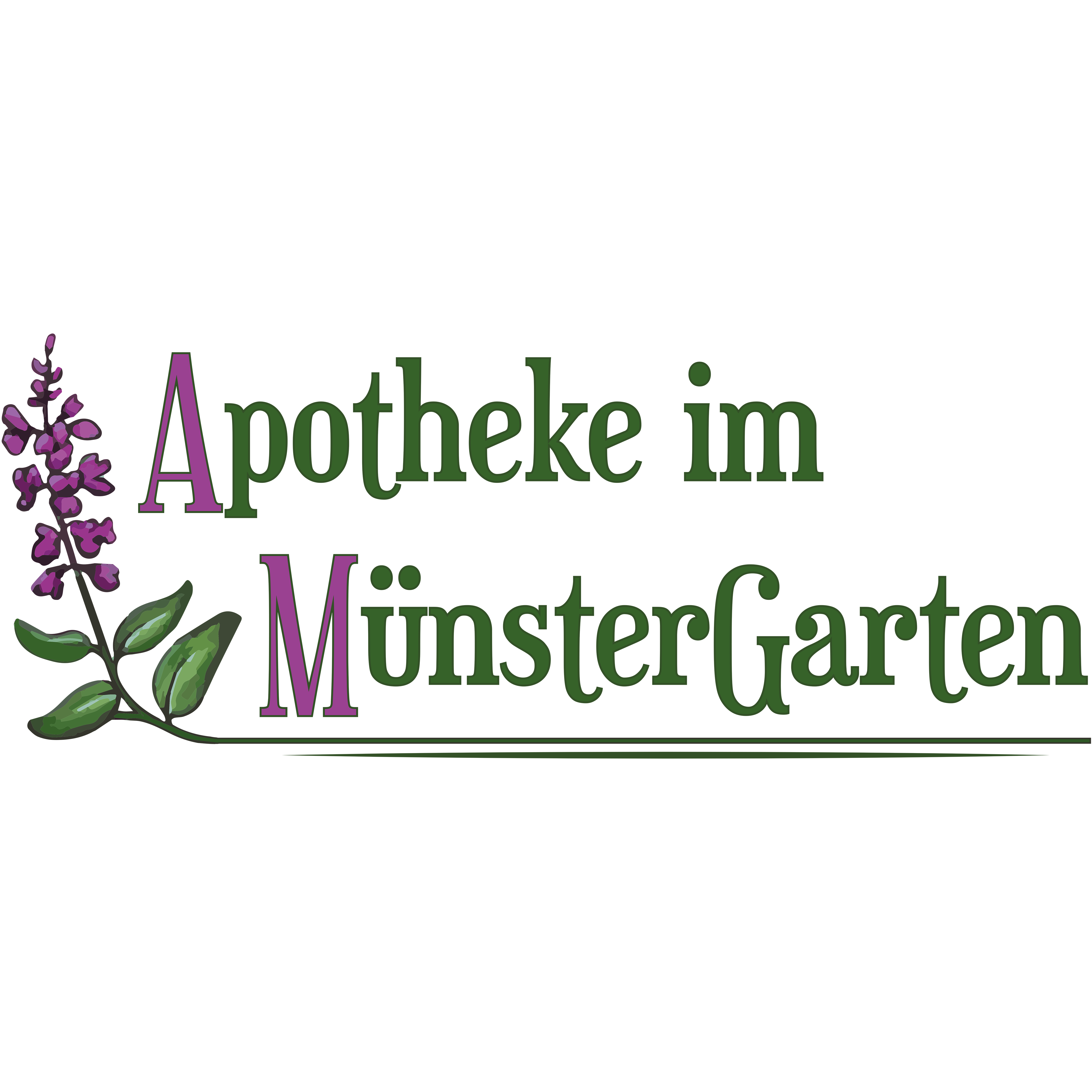 Logo der Apotheke im Münstergarten
