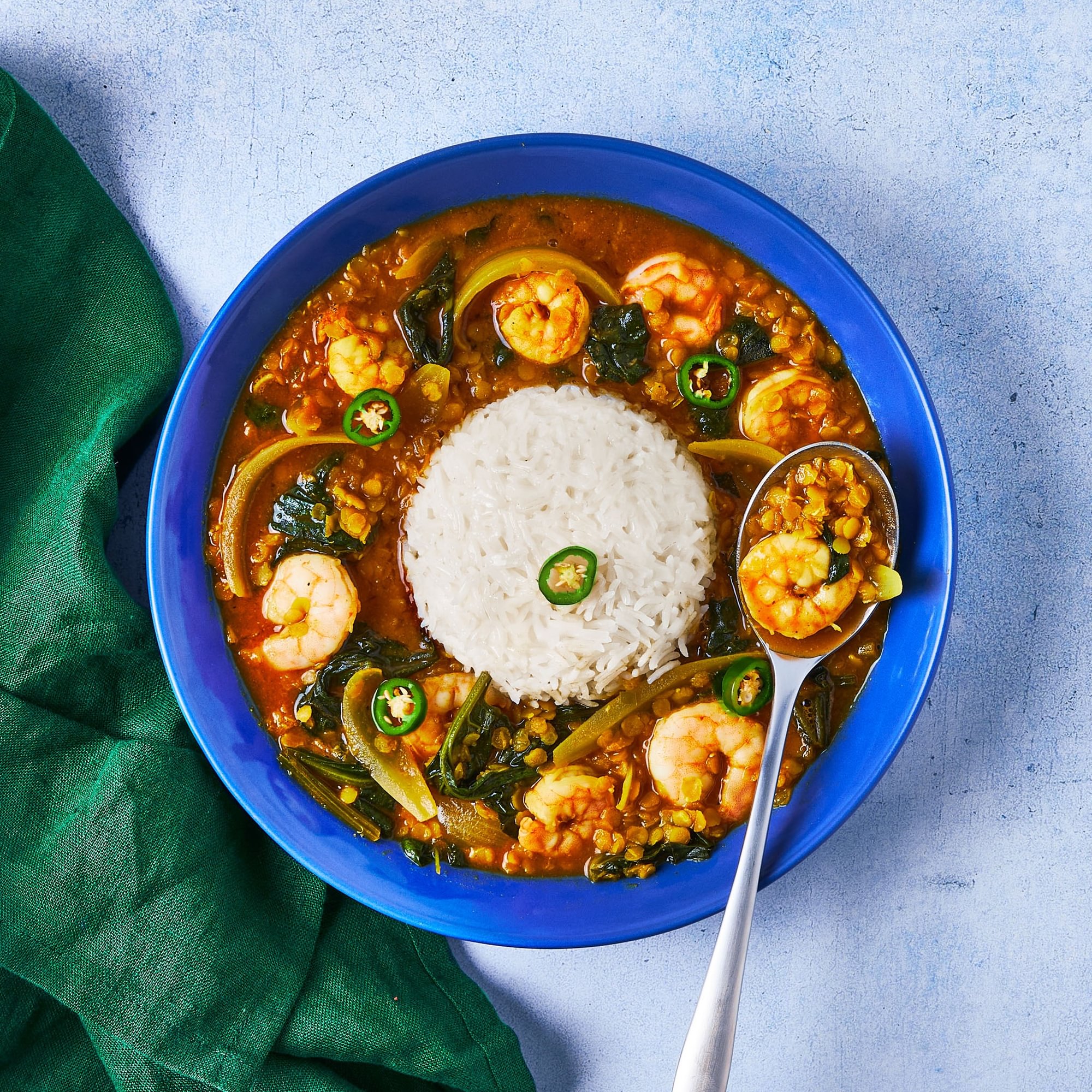 Shrimp Dhansak